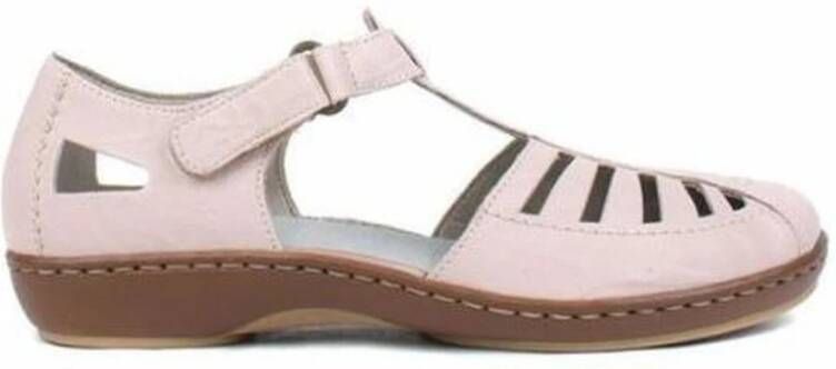 Rieker Roze sandalen , Roze, Dames
