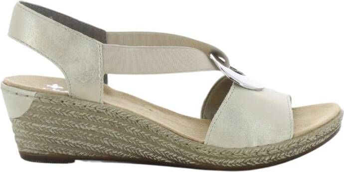 Rieker Sandalen , Beige, Dames