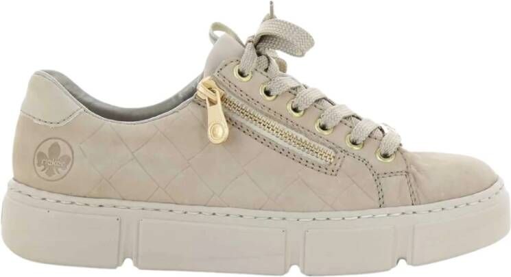Rieker Sneakers , Beige, Dames