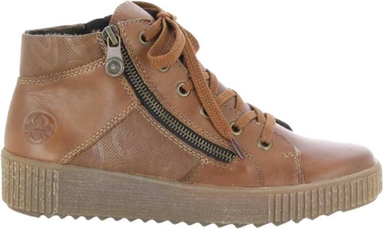 Rieker Sneakers , Bruin, Dames