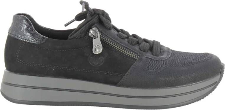 Rieker Sneakers , Zwart, Dames