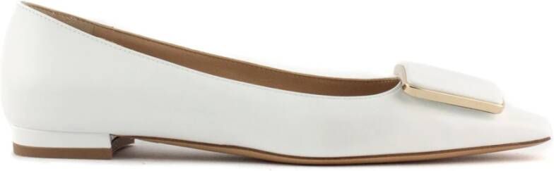 Roberto Festa Flat shoes White , Wit, Dames