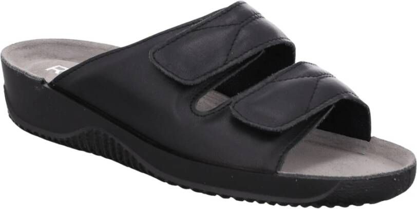 Rohde Flat Sandals , Zwart, Dames