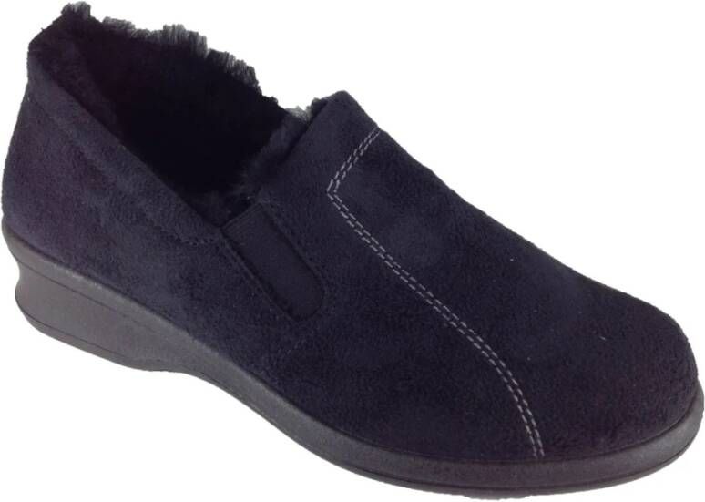 Rohde Pantoffel 2516 , Zwart, Dames