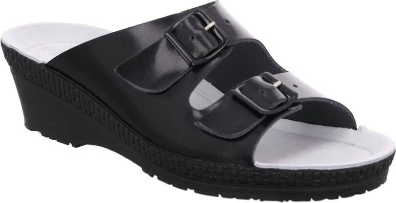 Rohde Wedges , Zwart, Dames