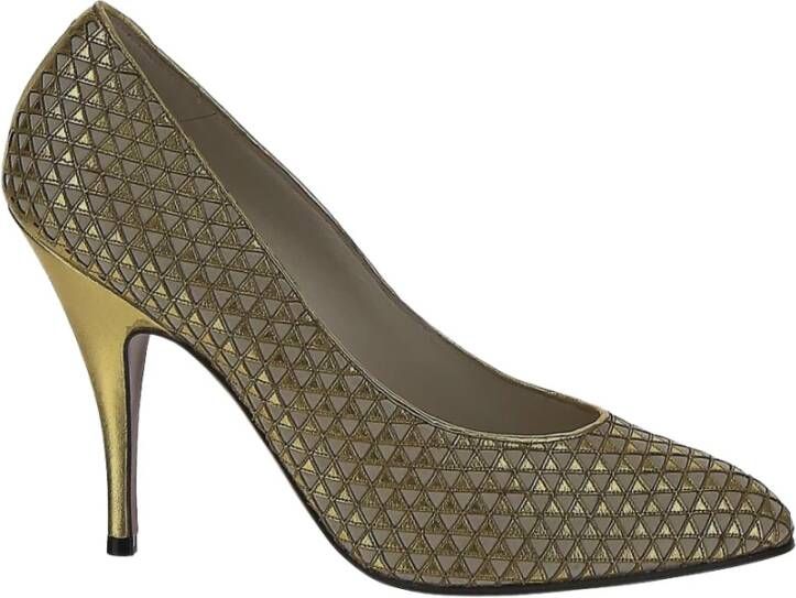 Salvatore Ferragamo Schoonheid Hoge hakken , Geel, Dames