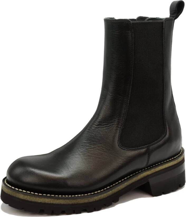 Sendra Chelsea laarzen , Zwart, Dames