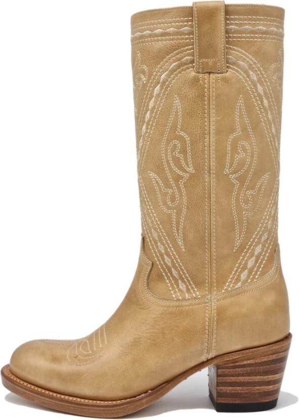 Sendra Cowboylaarzen Beige Dames