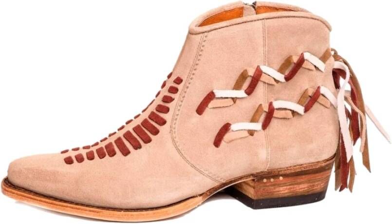 Sendra Cowboylaarzen Beige Dames