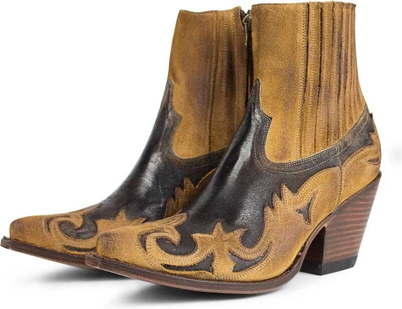 Sendra Cowboy laarzen , Bruin, Dames