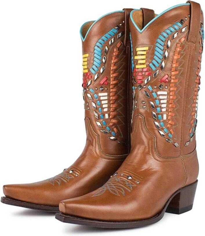 Sendra Cowboylaarzen Bruin Dames