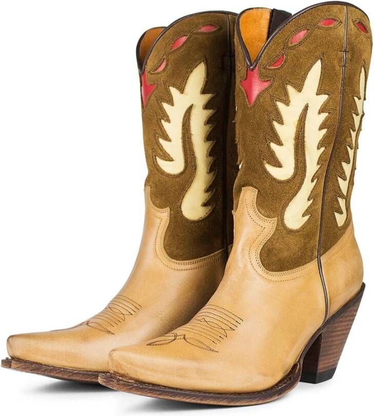 Sendra Cowboylaarzen Bruin Dames