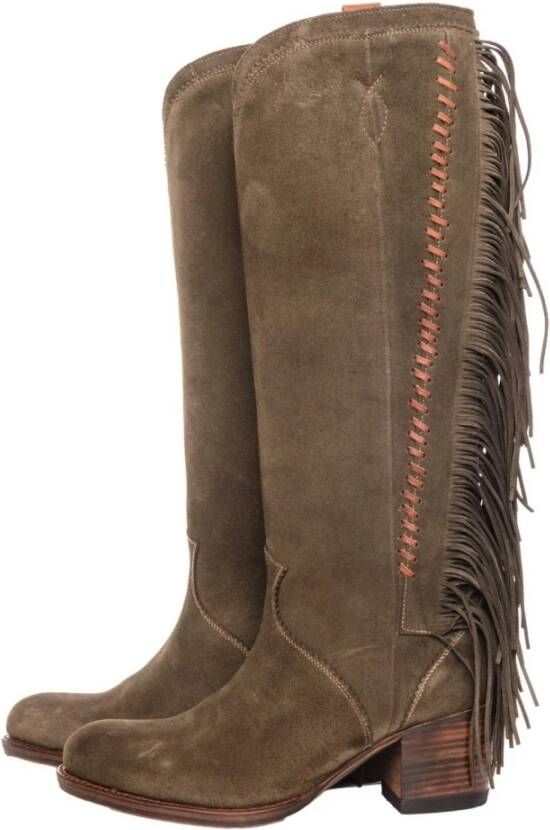 Sendra Cowboylaarzen Groen Dames