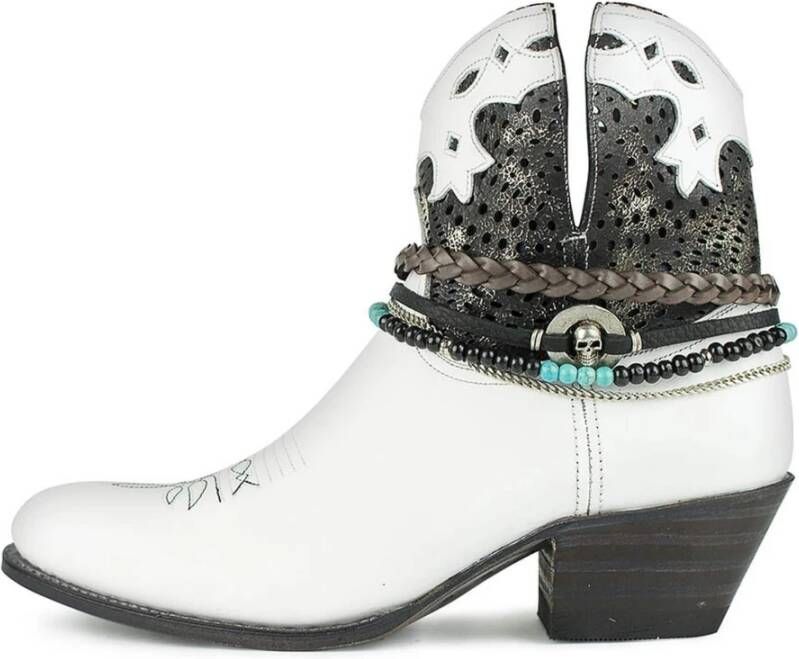 Sendra Cowboy laarzen , Wit, Dames