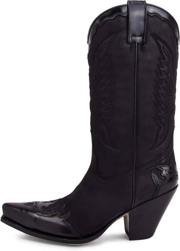 Sendra Cowboylaarzen Zwart Dames