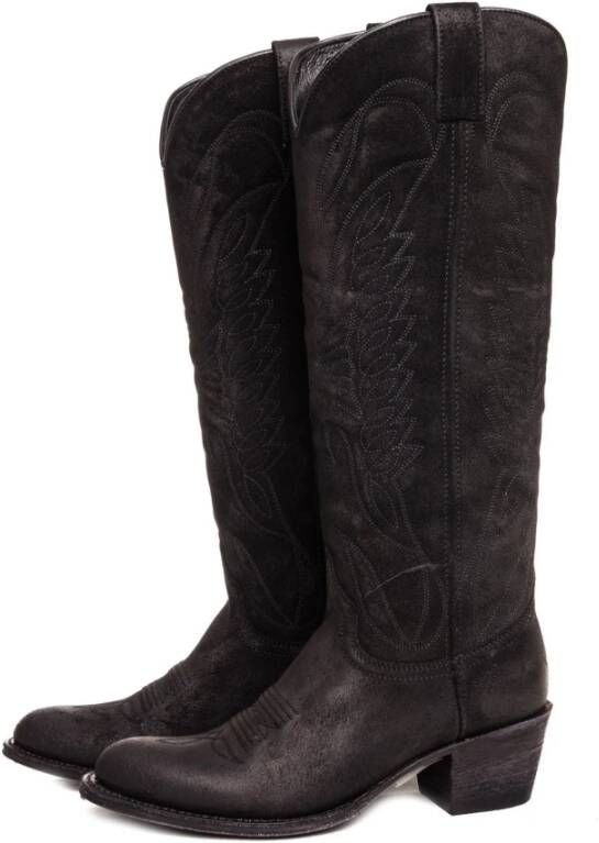 Sendra Cowboy laarzen , Zwart, Dames