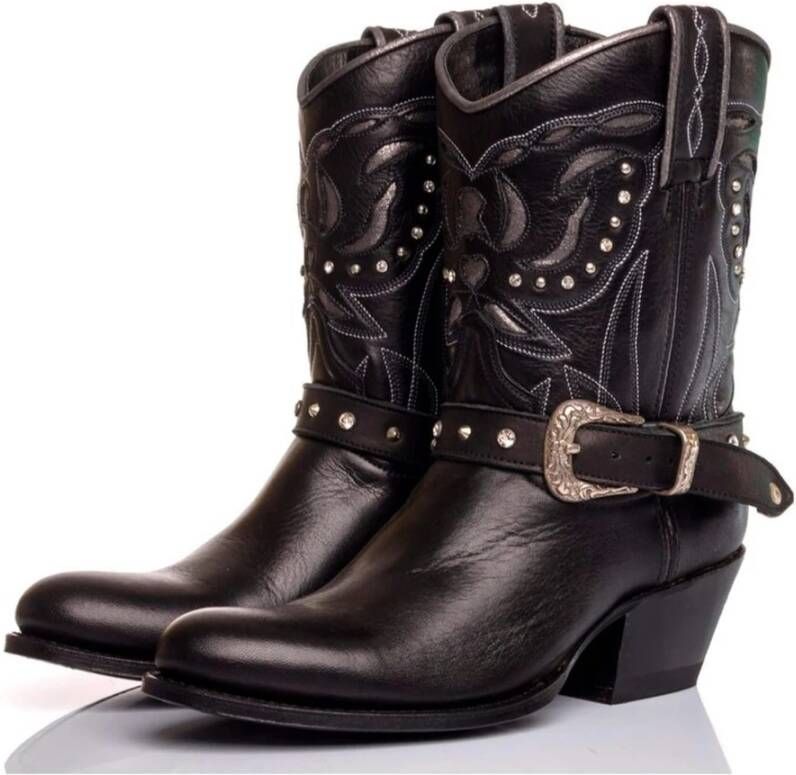 Sendra Cowboylaarzen Zwart Dames