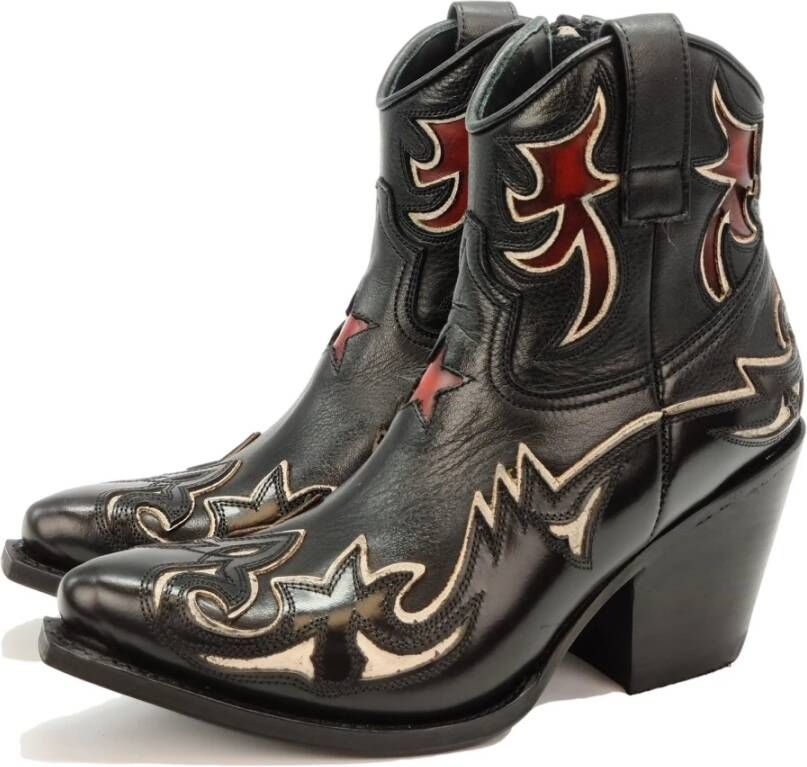 Sendra Cowboylaarzen Zwart Dames