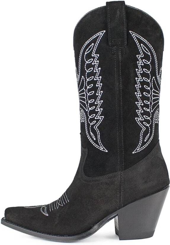 Sendra Cowboylaarzen Zwart Dames