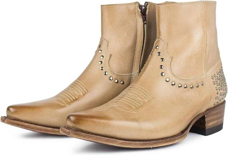 Sendra Cowboylaarzen Beige Dames