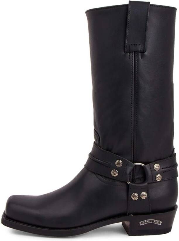 Sendra Hoge laarzen , Zwart, Dames