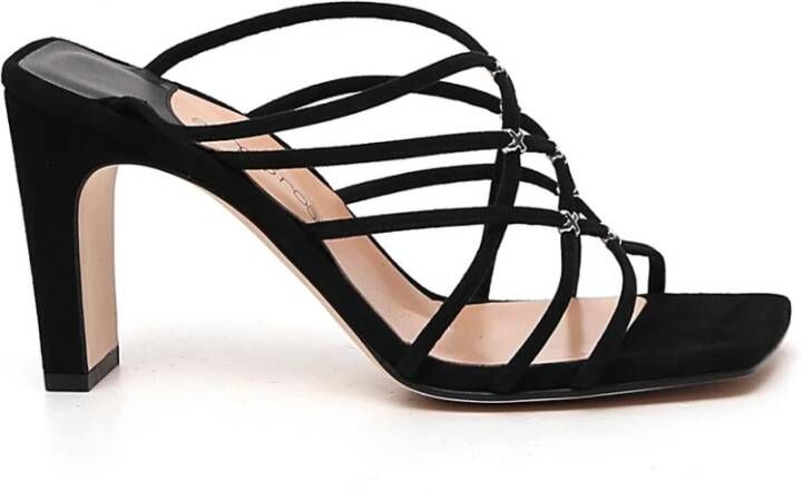 Sergio Rossi Strappy sandalen , Zwart, Dames