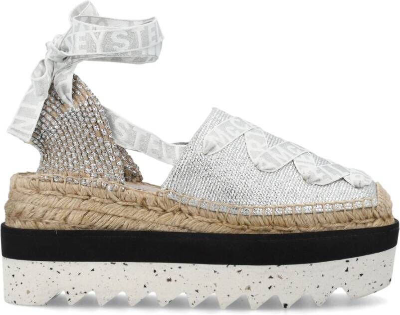 Stella Mccartney Damesschoenen gesloten zilver , Grijs, Dames