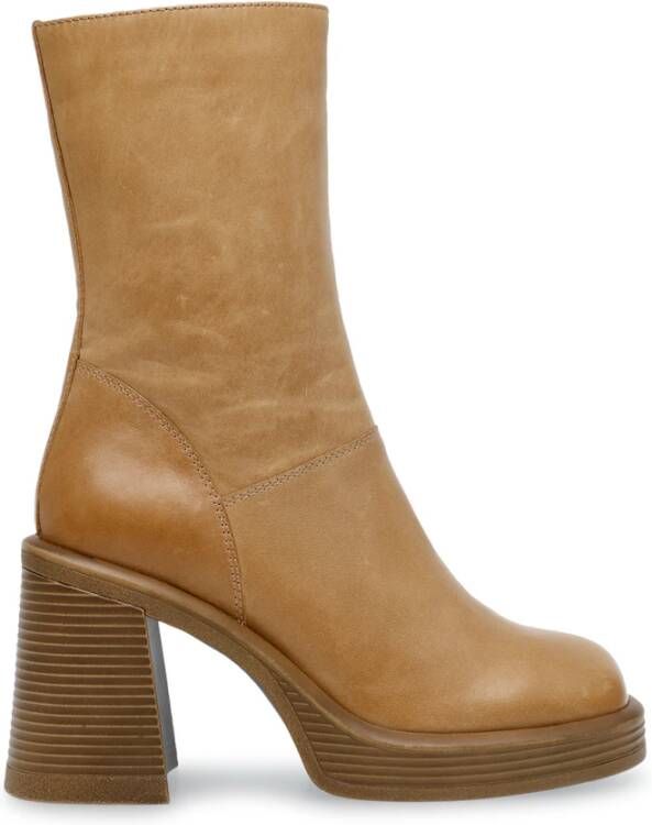 Steve Madden Enkellaarsjes Beige Dames