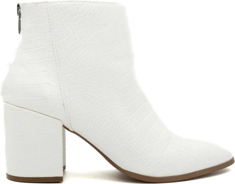 Steve Madden Enkellaarsjes Wit Dames