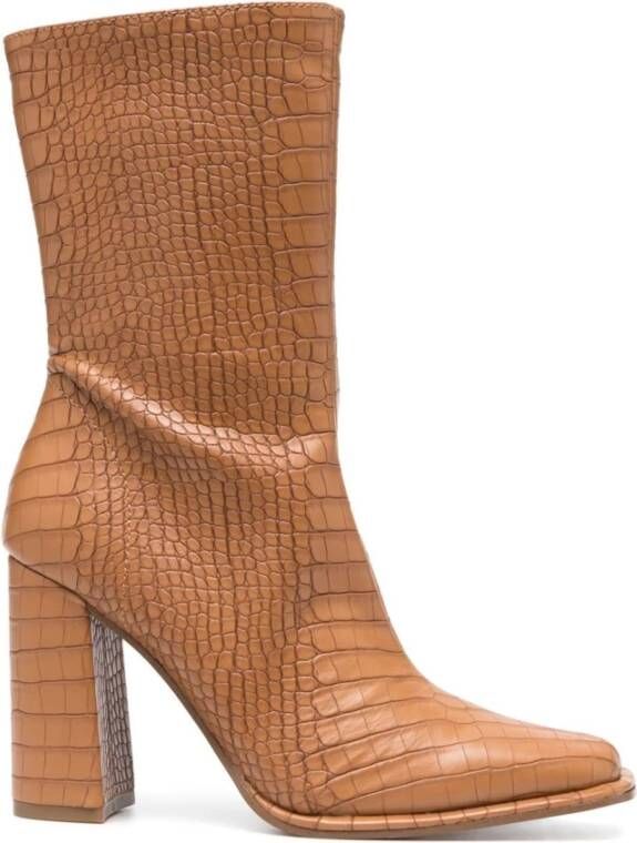 Steve Madden Enkellaarsjes Beige Dames