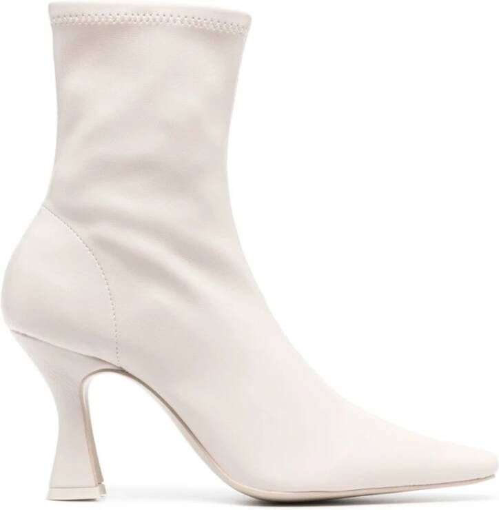 Steve Madden Enkellaarsjes Wit Dames