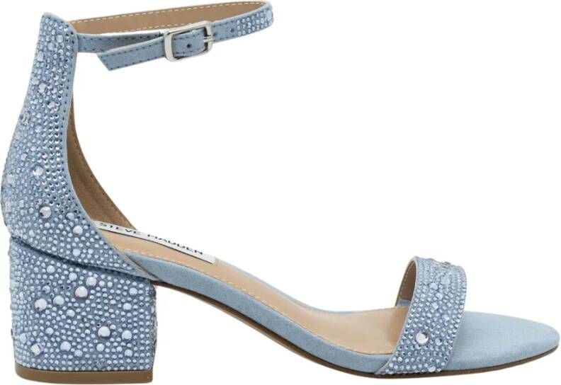 Steve Madden Irenee G High Sandals , Blauw, Dames