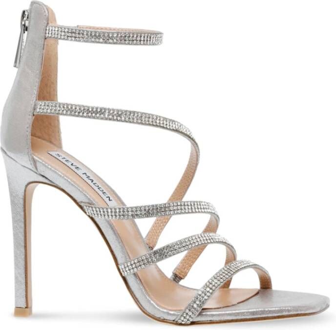Steve Madden Kaviaar sandalen , Grijs, Dames