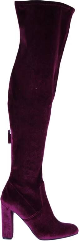 Steve Madden Hoge & overknee laarzen Paars Dames