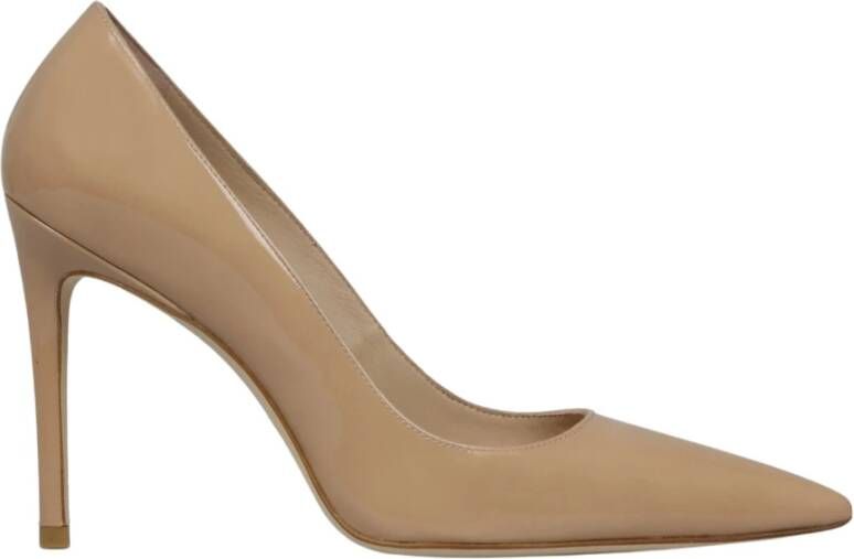 Stuart Weitzman 100 decollete , Beige, Dames