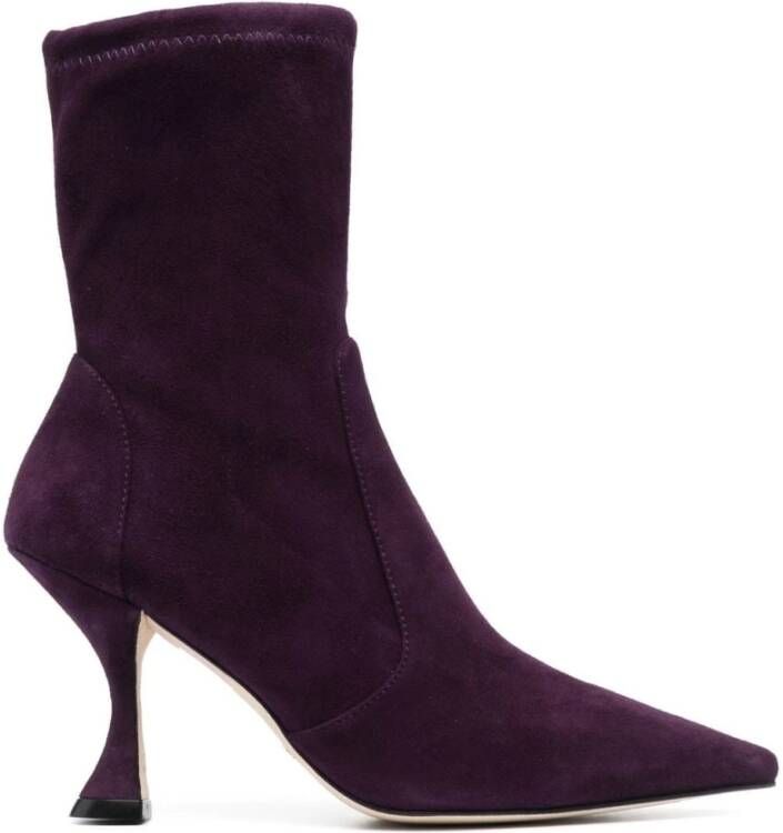 Stuart Weitzman Ankle Boots , Paars, Dames