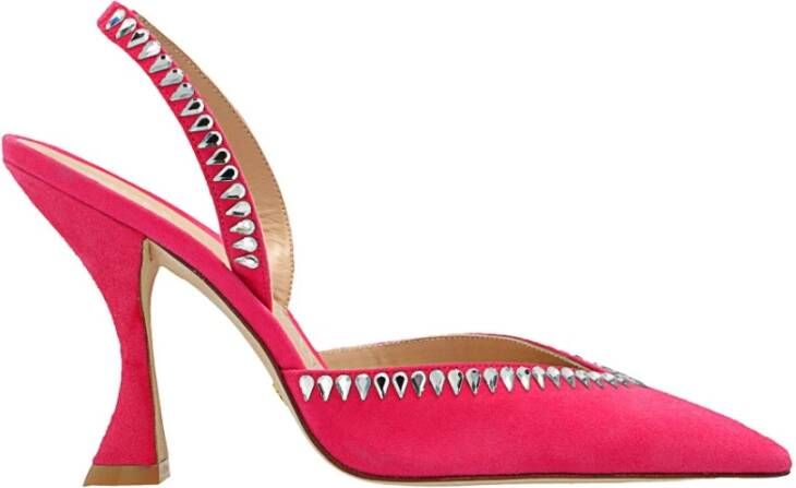 Stuart Weitzman Gemcut xcurve pompen , Roze, Dames