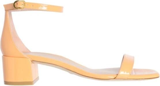 Stuart Weitzman Hoge hiel sandalen , Geel, Dames