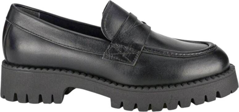 tamaris Zwarte casual gesloten loafers , Zwart, Dames
