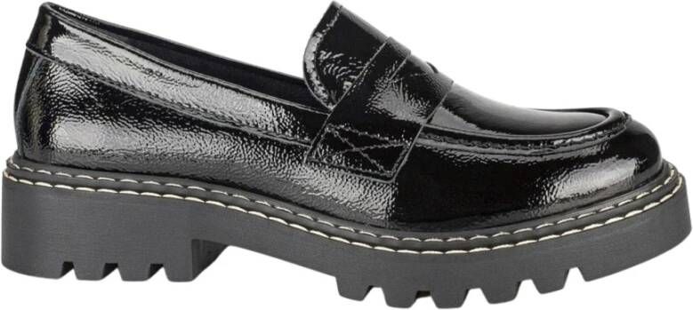 tamaris Zwarte casual gesloten loafers , Zwart, Dames