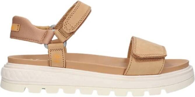 Timberland Cognac Ray City Sandal Ankle Strap Sandalen