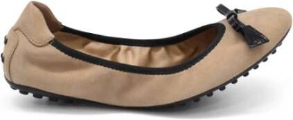 TOD'S Ballerina`s , Beige, Dames
