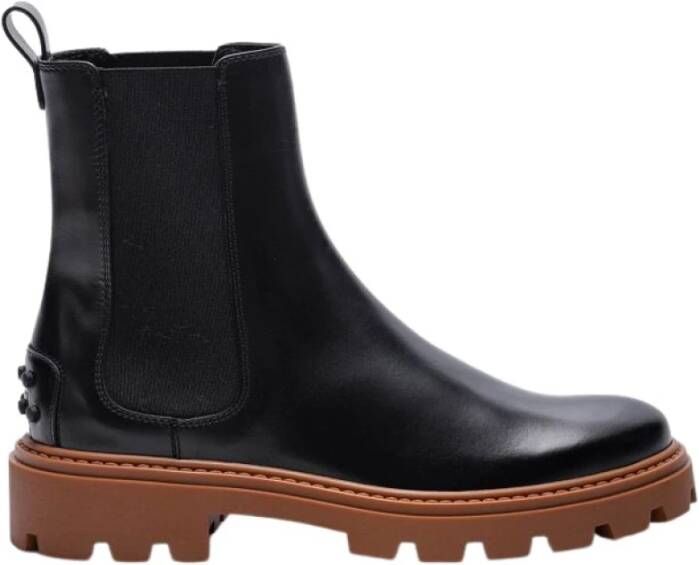 TOD'S Chelsea laarzen , Zwart, Dames