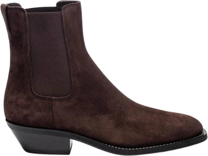 TOD'S Enkel laarzen , Bruin, Dames