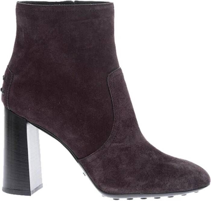 TOD'S Enkel laarzen , Bruin, Dames