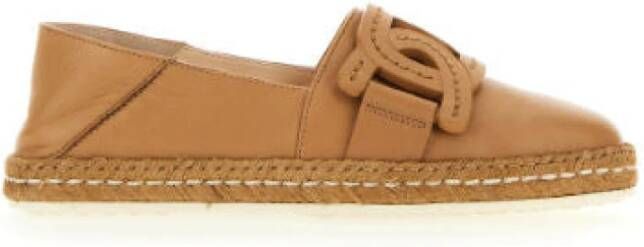 TOD'S Espadrilles , Bruin, Dames