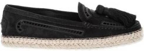 TOD'S Espadrilles , Zwart, Dames