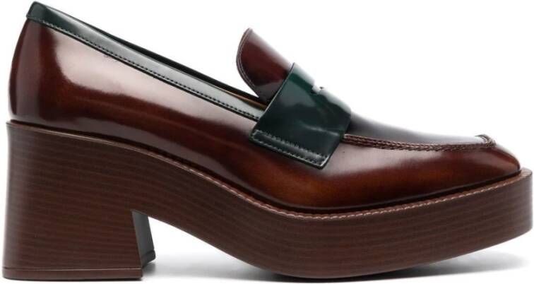 TOD'S Instappers & Slip ons Bruin Dames