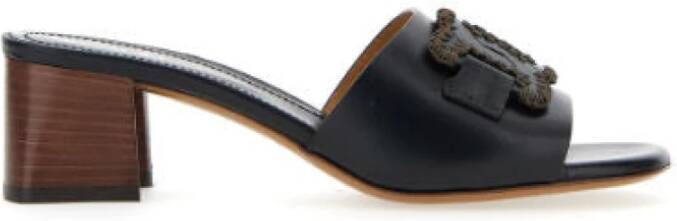 TOD'S Sandalen W04J0 Kalbsleder , Zwart, Dames