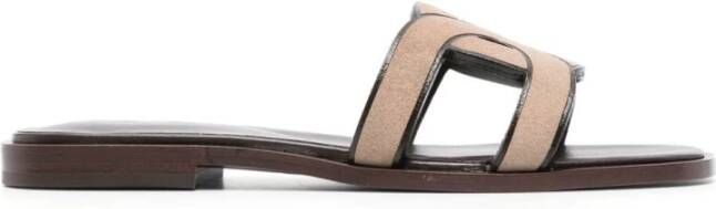 TOD'S Schuifregelaars , Beige, Dames